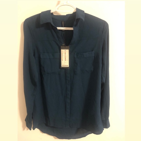 Dark green women’s blouse - Picture 2 of 7